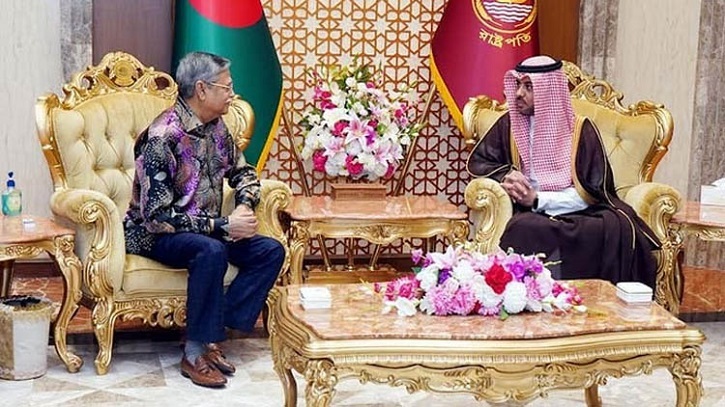 Meeting of the Saudi Ambassador with the President